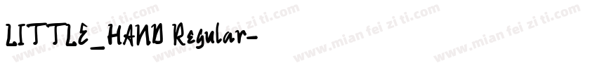 LITTLE_HAND Regular字体转换